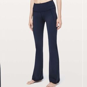 Lululemon Groove Pant Flare *Full-On Luxtreme 32" Navy Blue